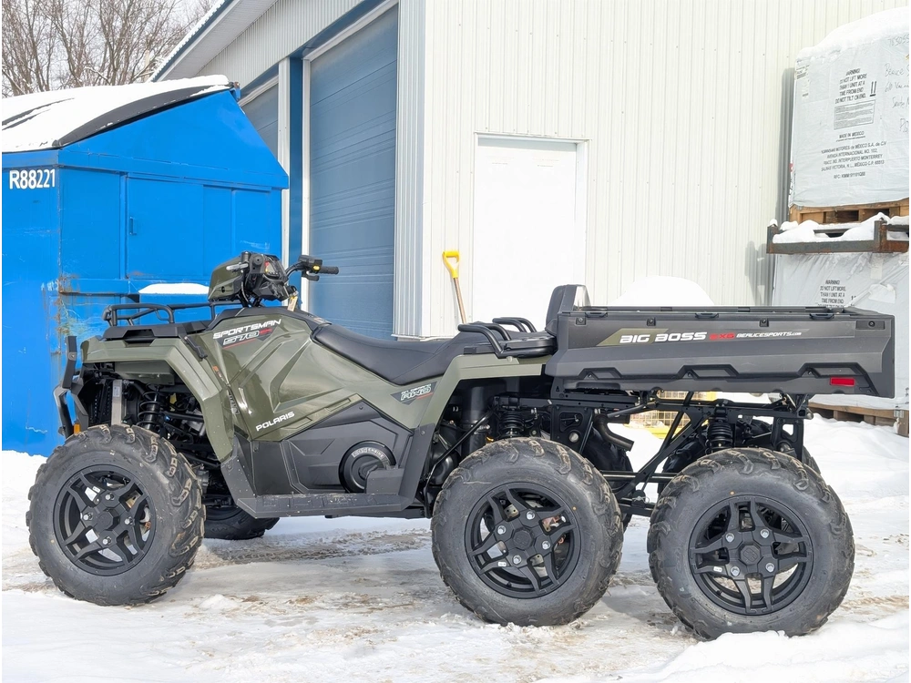 Polaris Sportsman 6x6 570 Sage Green | En Stock Big Boss + Camouflage Dispo 2026 alt