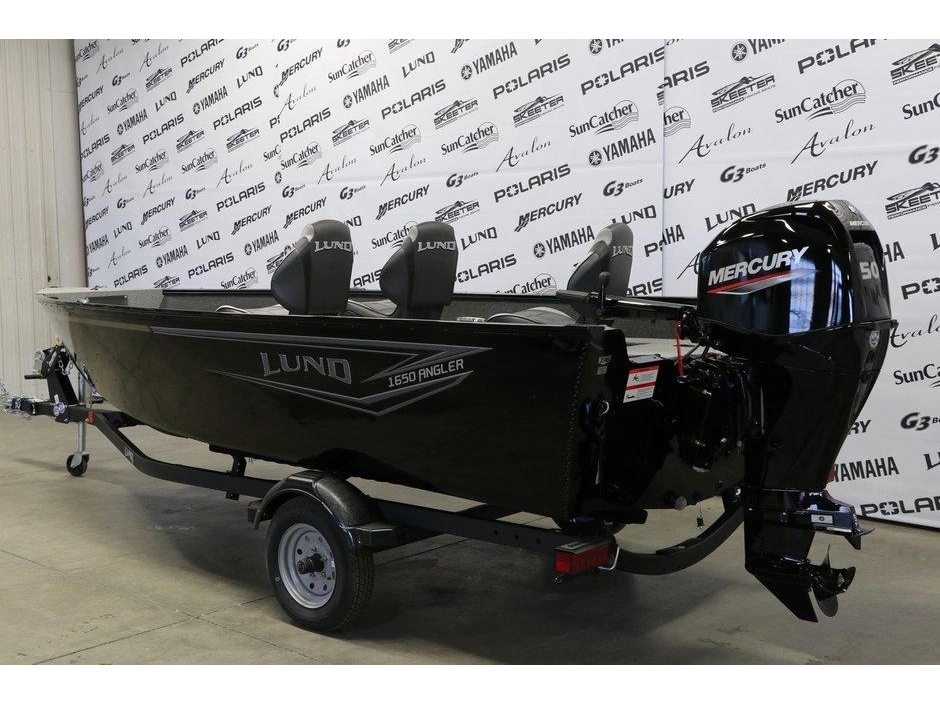 2024 Lund Boat Co Lund 1650 Angler Tiller + Mercury 50 Hp & Remorque alt