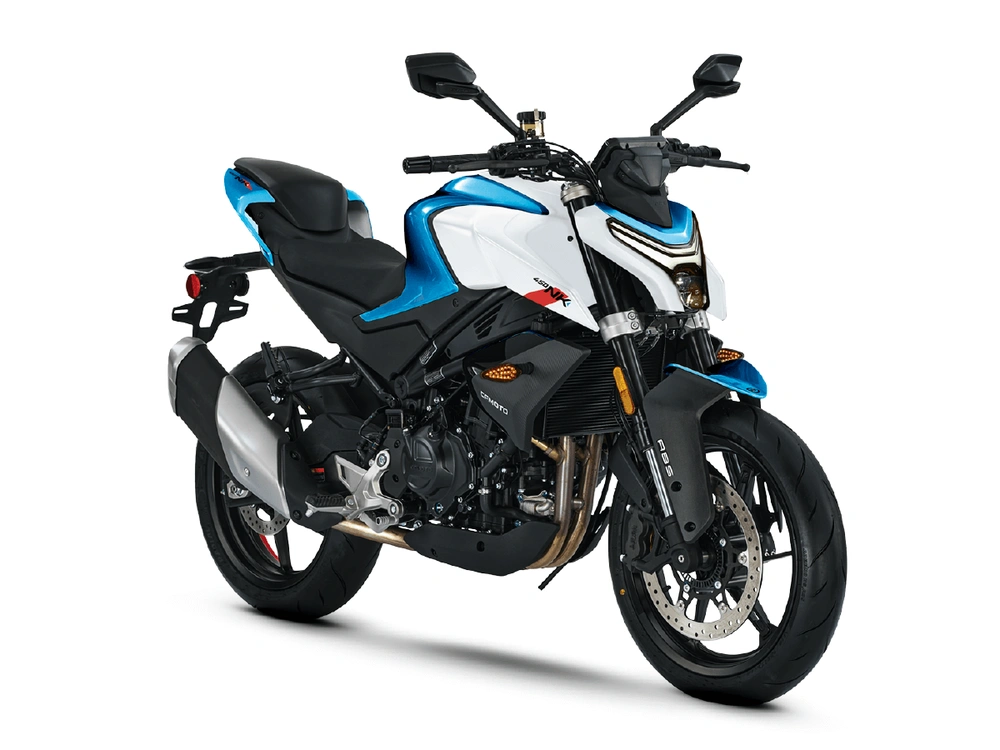 2024 Cfmoto 450nk Zephyr Blue alt