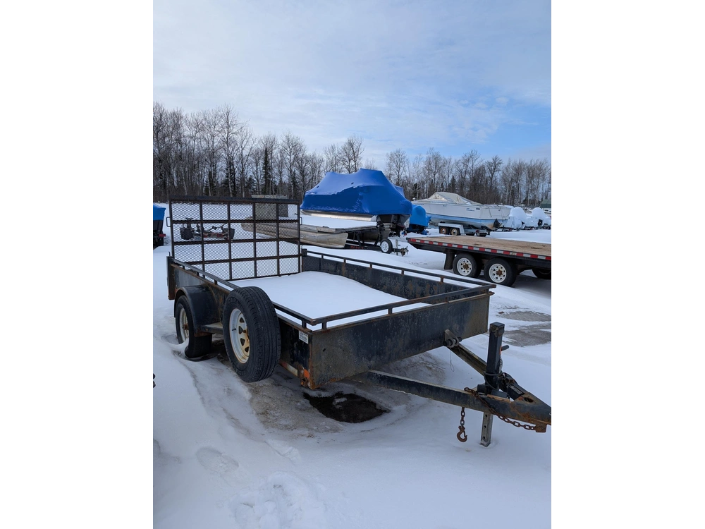 2022 Canada Trailers Utility, Black, Rear Ramp, Ramp Assist alt