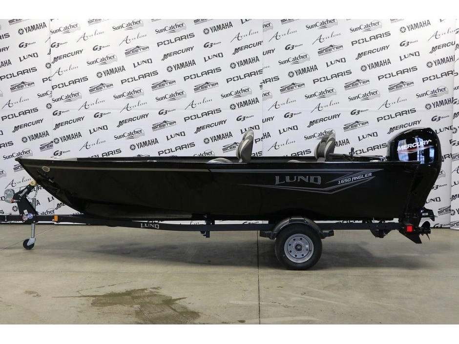 2024 Lund Boat Co Lund 1650 Angler Tiller + Mercury 50 Hp & Remorque alt