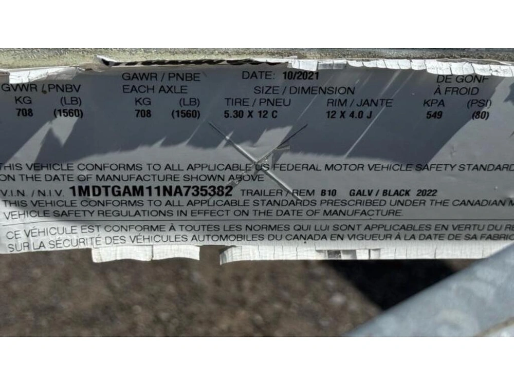 Shorelandr Remorque Shore Land'r Alb10tm3 2022 alt