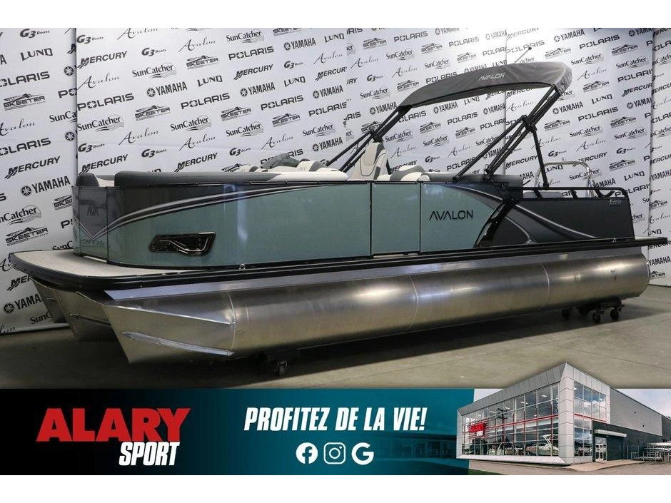 2026 Avalon Avalon Lsz 2385 Versatile Rear Bench Platinum + Yamaha Vmax 150 Hp alt