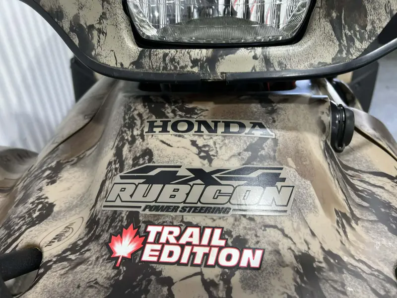 Honda FOREMAN RUBICON 500 PS TRAIL EDITION CAMO **CHENILLE INCLUSE!!** 2009