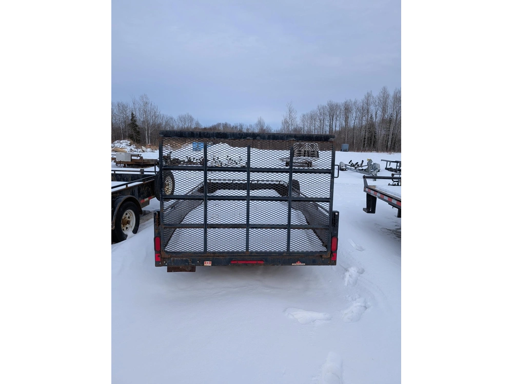 2022 Canada Trailers Utility, Black, Rear Ramp, Ramp Assist alt