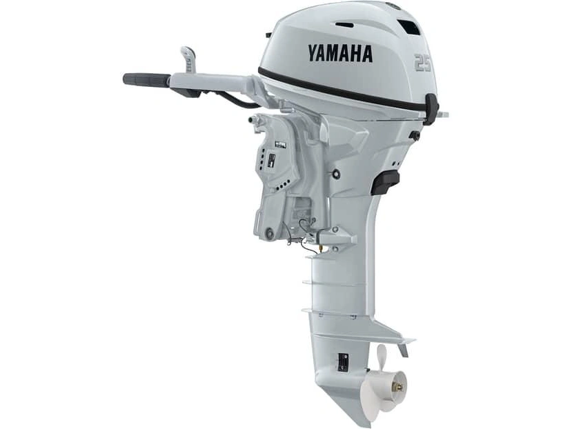2026 Yamaha F25lwthc Outboard - White alt