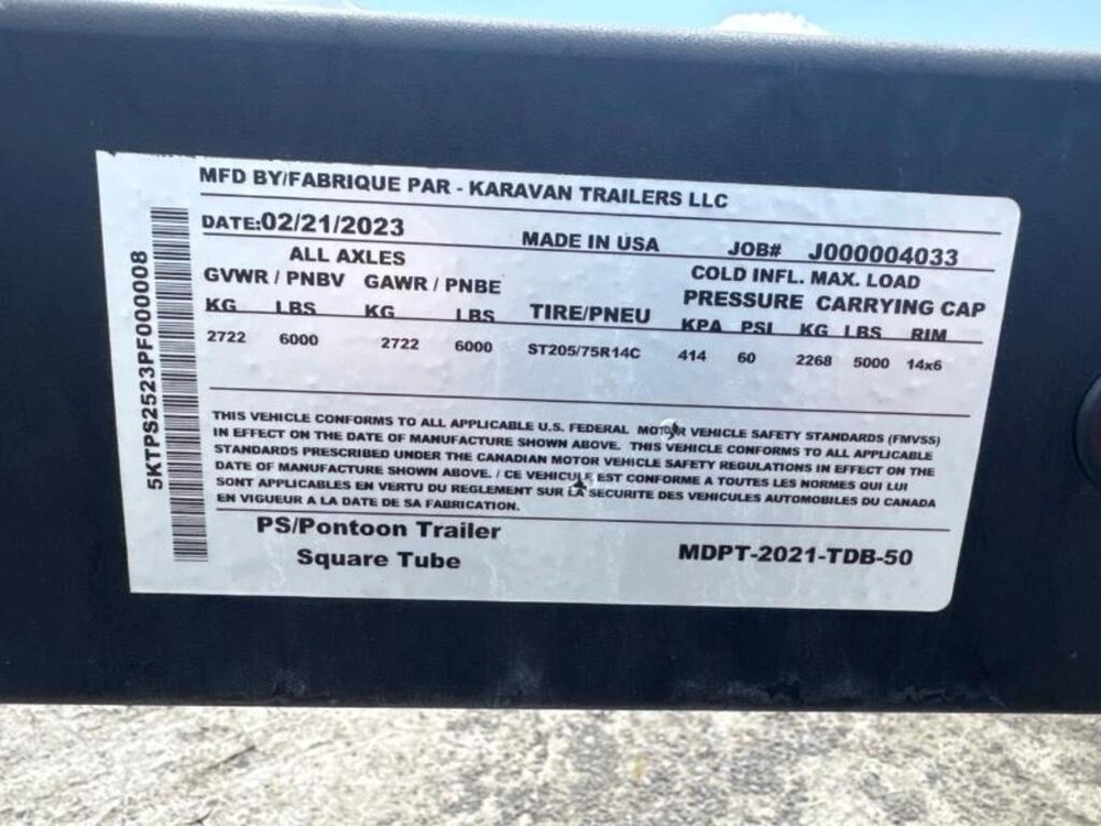 Karavan Remor Ponton Manitou 20'-21' 2023 alt