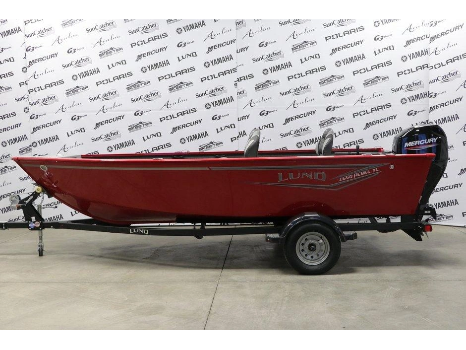 2024 Lund Boat Co Lund 1650 Rebel Xl Tiller + Mercury 60 Hp & Remorque alt