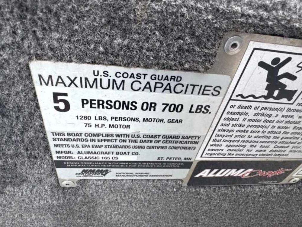 Alumacraft Classic 165 Cs Blue 2019 alt