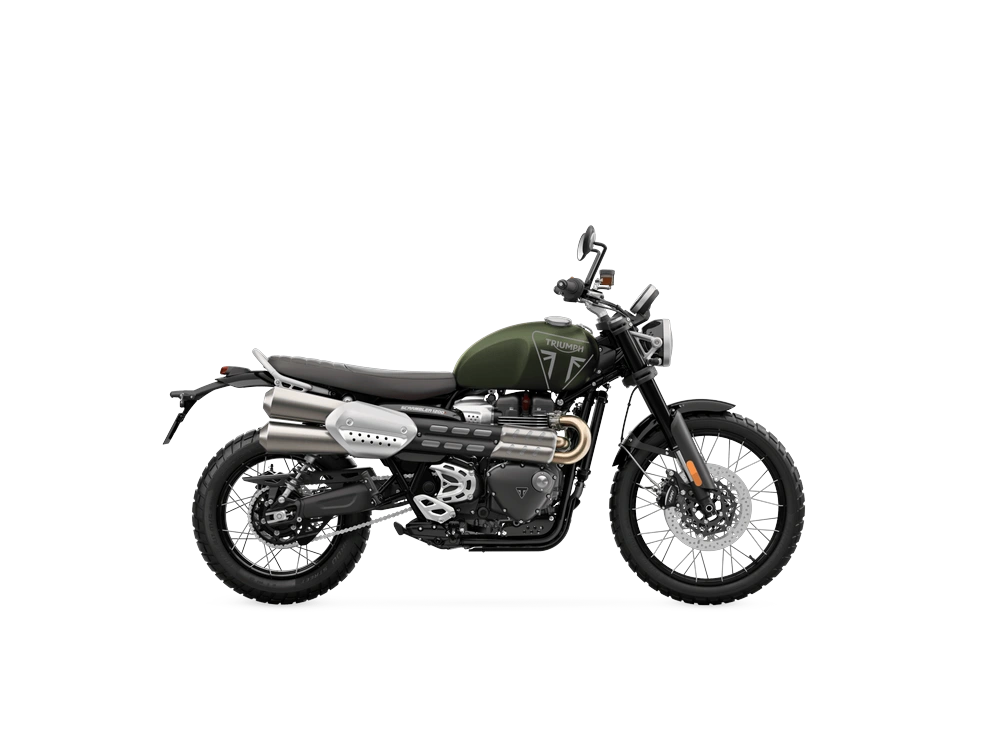 2026 Triumph Scrambler 1200 X - Matt Khaki Green alt