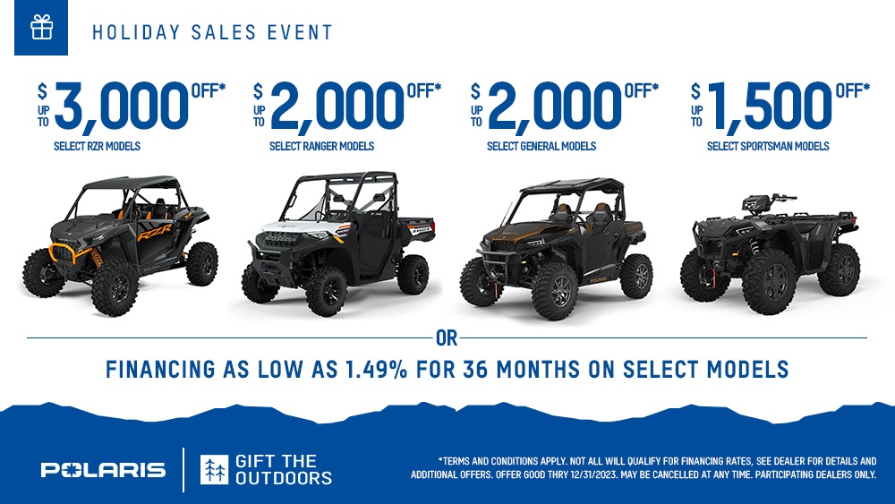 POLARIS – OFF-ROAD HOLIDAY SALES EVENT