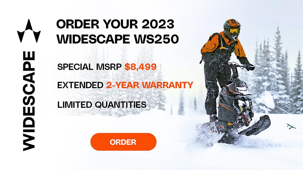 Order your 2023 Widescape WS250