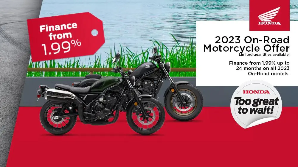 Honda – 2023 On-Road Motorcycle Offer