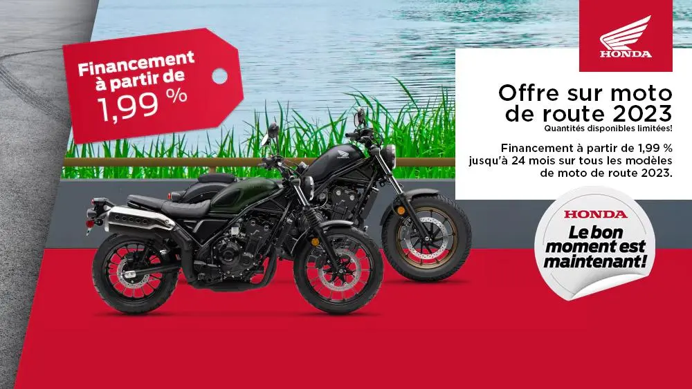 Honda – Offre sur moto de route 2023