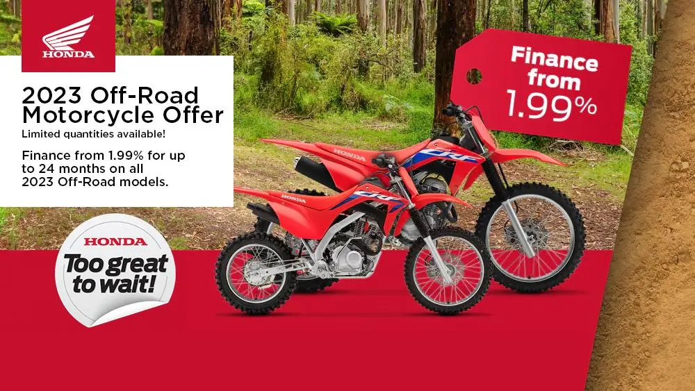 Honda – 2023 Off-Road Motorcycle Offer