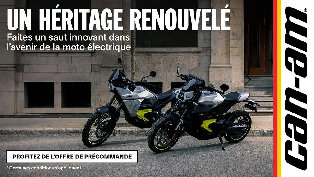 Commandez une moto Can-Am 2025 et obtenez cinq ans de protection ou du financement à partir de 0% pour 36 mois