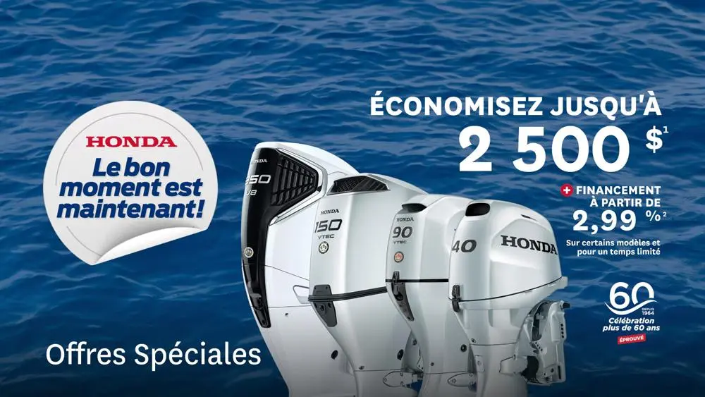 Honda Marine – Le bon moment est maintenant!