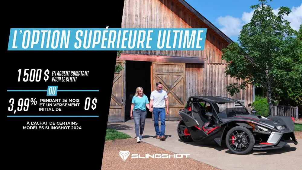 Découvrez l’option supérieure ultime ! Slingshot 2024