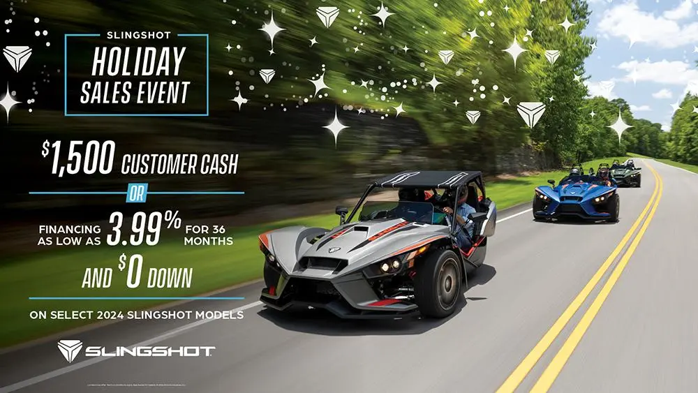 Slingshot – Holiday Sales Event