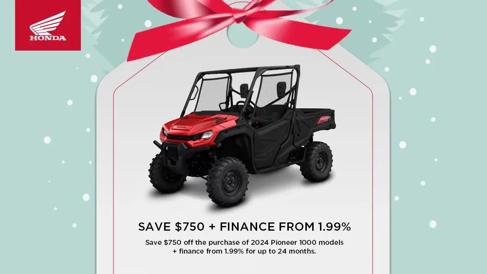 HONDA – SAVE $750 + FINANCE FROM 1.99%