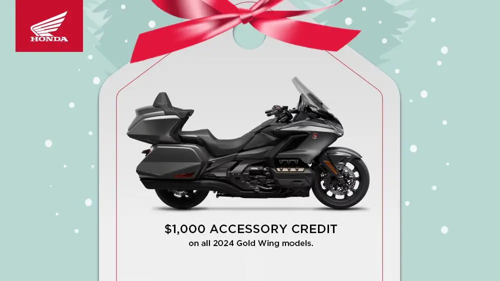 HONDA – $1,000 ACCESSORY CREDIT