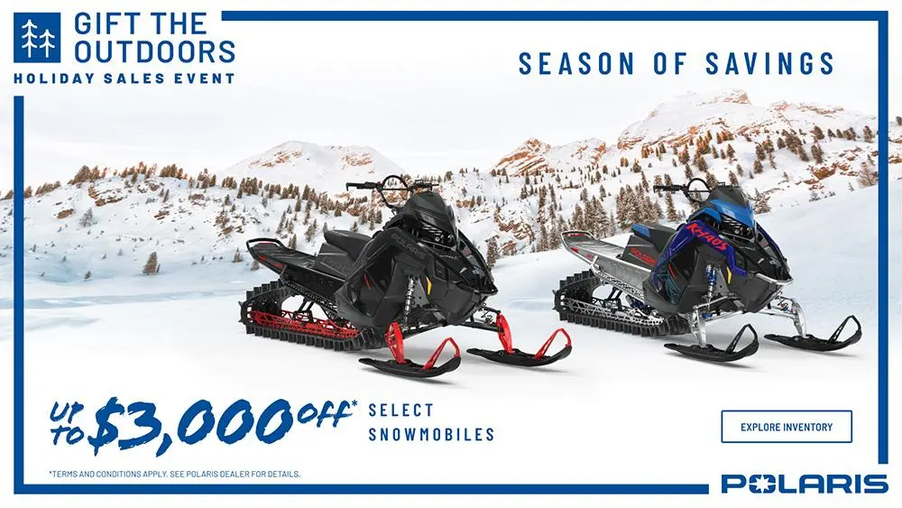 Polaris Snowmobile –  Season of savings