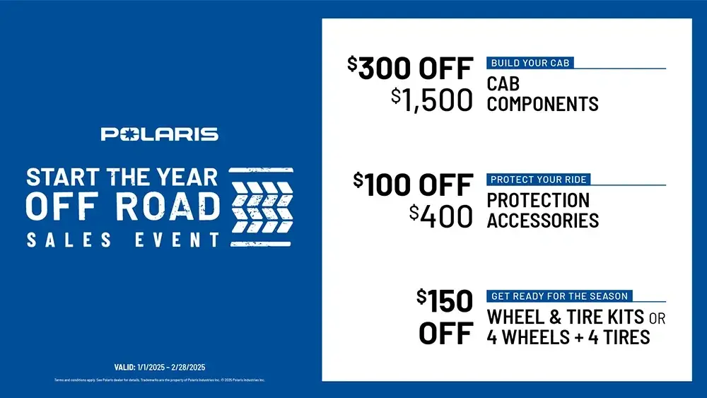 Start The Year Off-Road Sales Event – ORV 2025