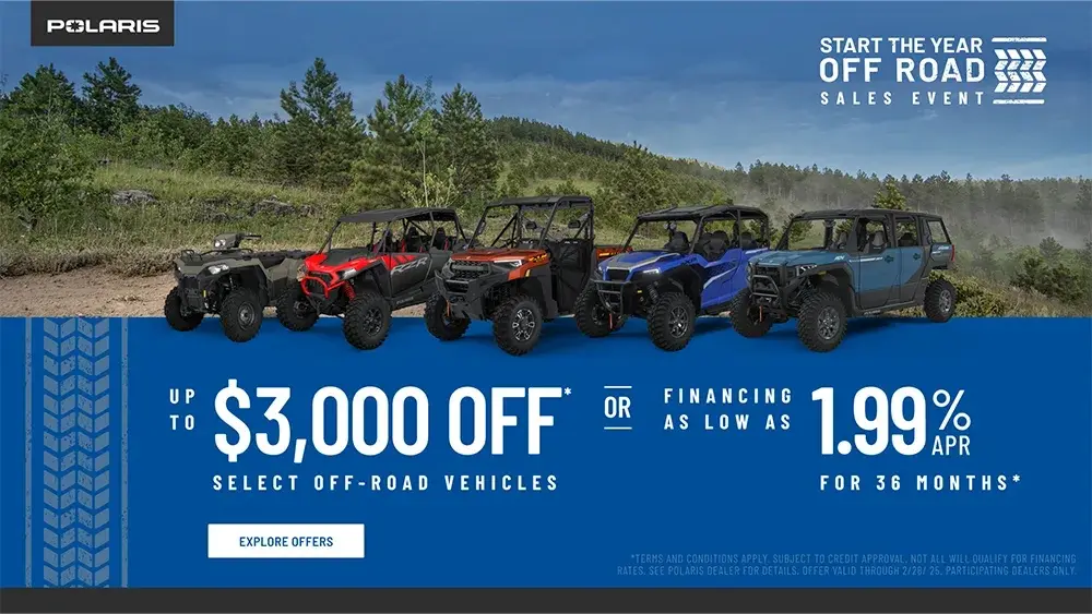 Start The Year Off-Road Sales Event – ORV