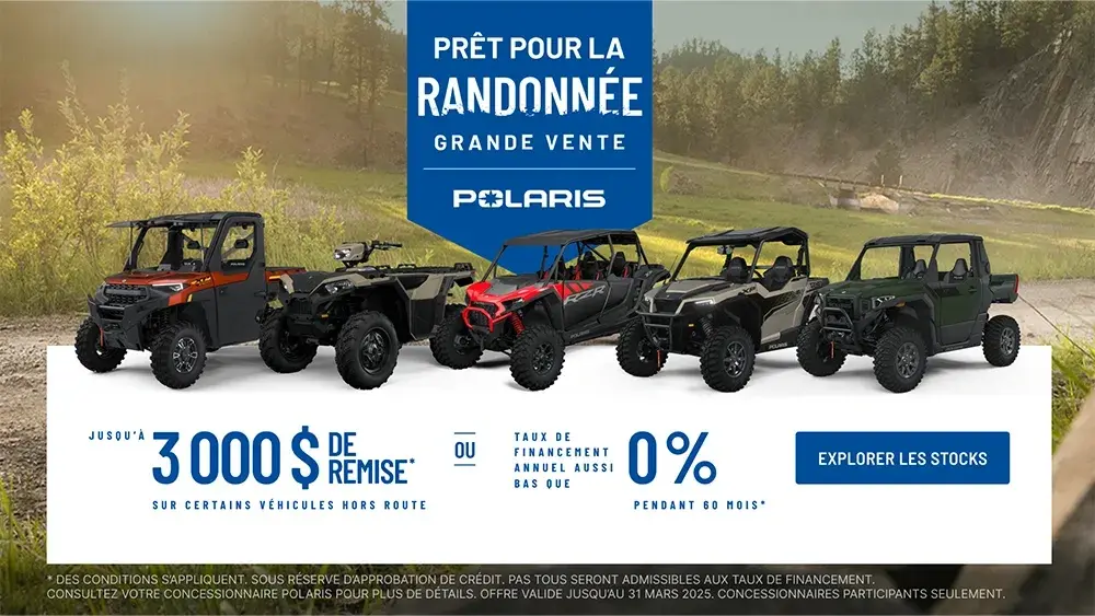 Prêt pour la randonnée Grande Vente