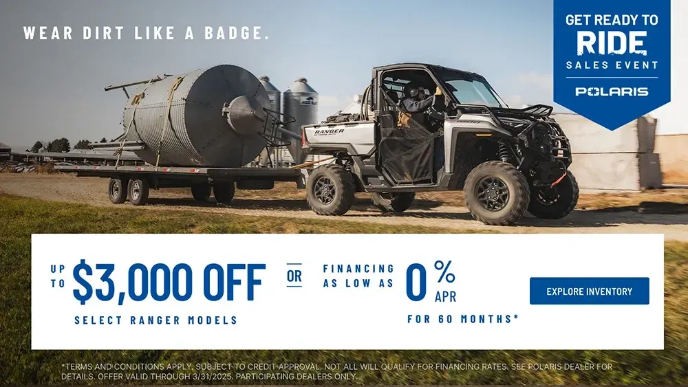 Get Ready to Ride Sales Event RANGER