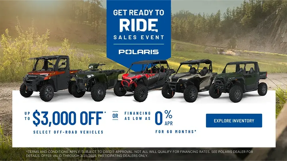 Get Ready to Ride Sales Event