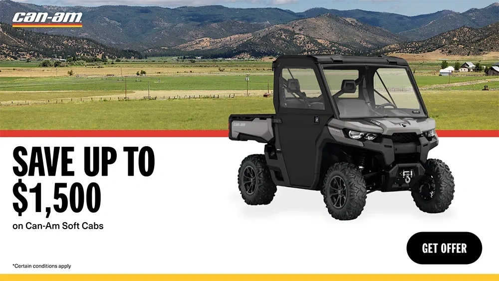 Save Up To $1,500 When Purchasing Soft Cab Kits For Defender Models. alt