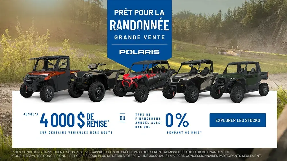 Prêt pour la randonnée Grande Vente