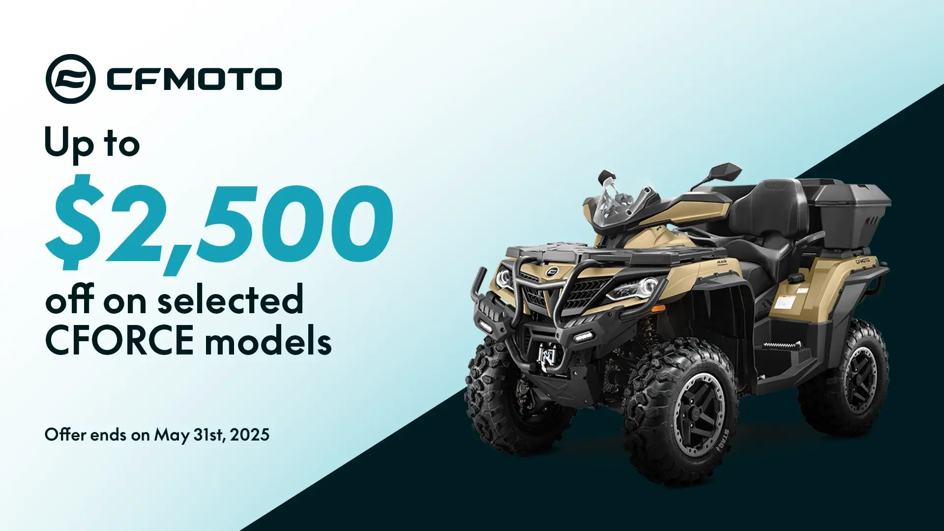 $2,500 off or financing 3.99% on 72 months