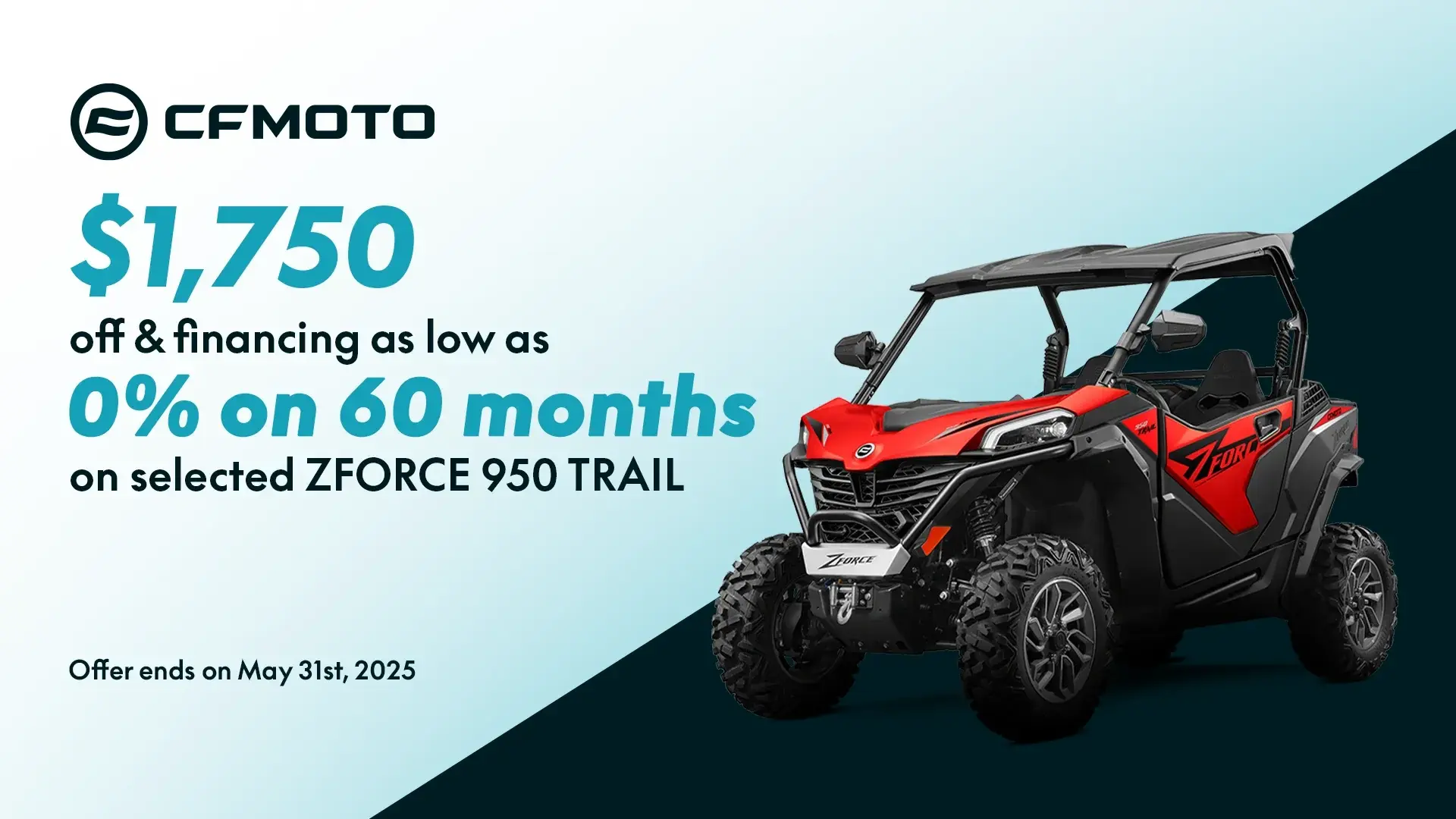 $1,750 off and financing 0% on 60 months