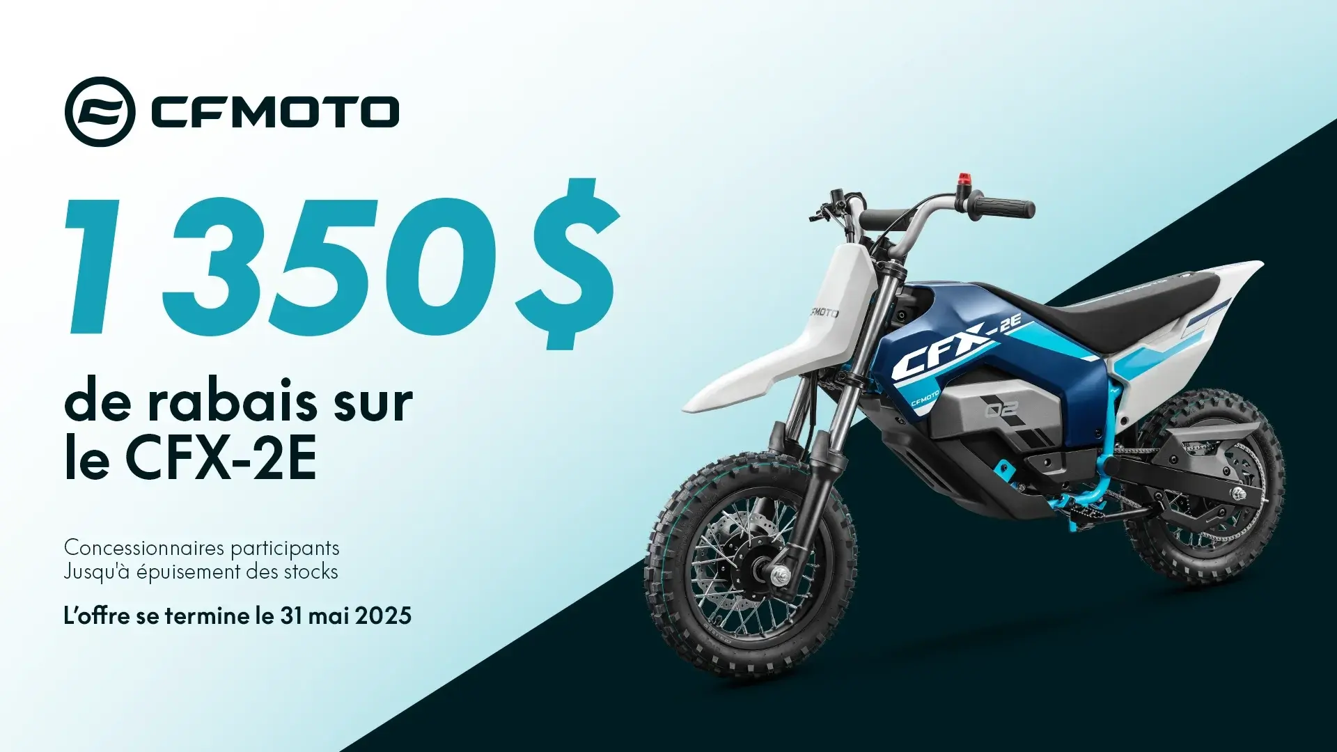 1 350$ de rabais ou financement 1.99% sur 36 mois