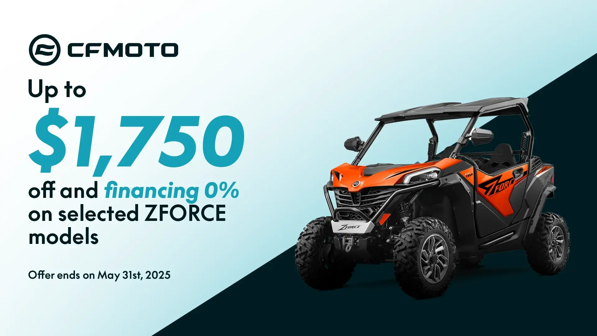 $1,750 off and financing 0% on 60 months