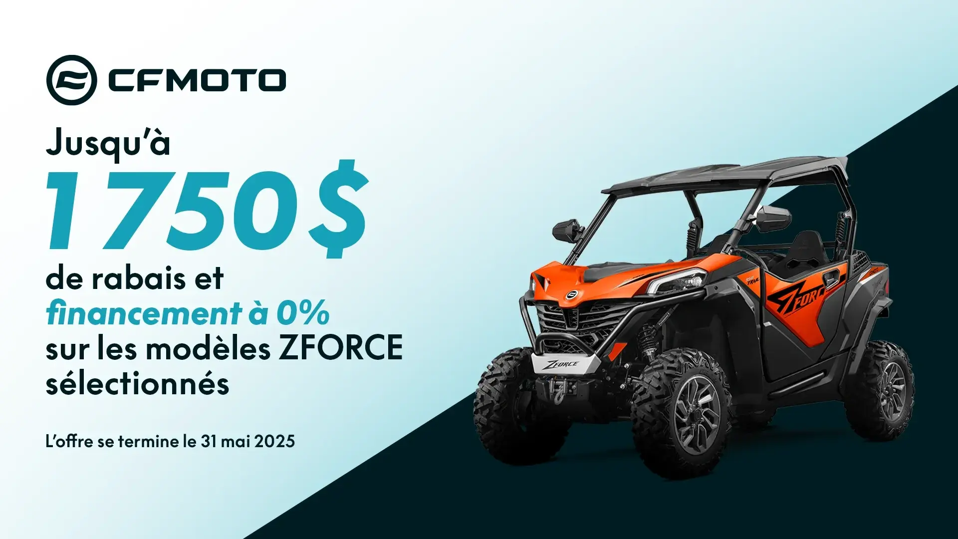 1 750$ de rabais et financement 0% sur 60 mois