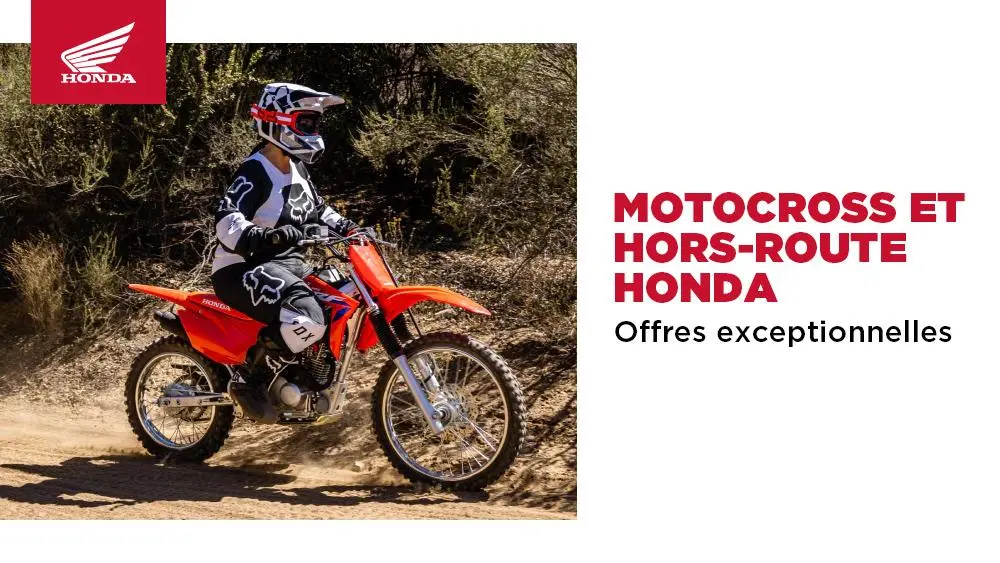 Motocross / Hors-route Honda – Offres exceptionnelles
