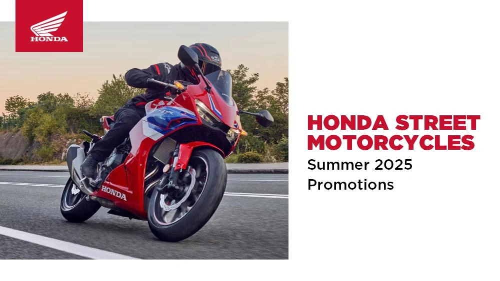 Honda Street Motorcycles – Summer 2025 Promotions alt