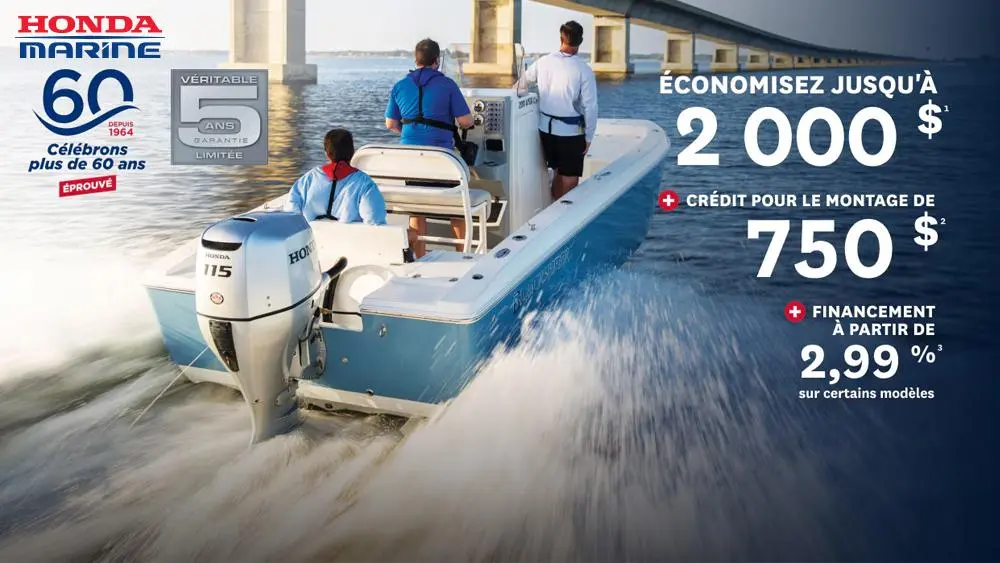 Honda Marine - Prenez le Large avec Puissance – et Économies !