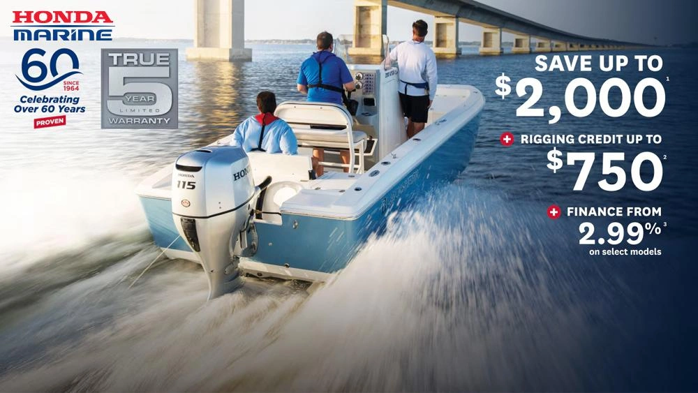 Honda Marine - Set Sail with Power – and Big Savings! alt