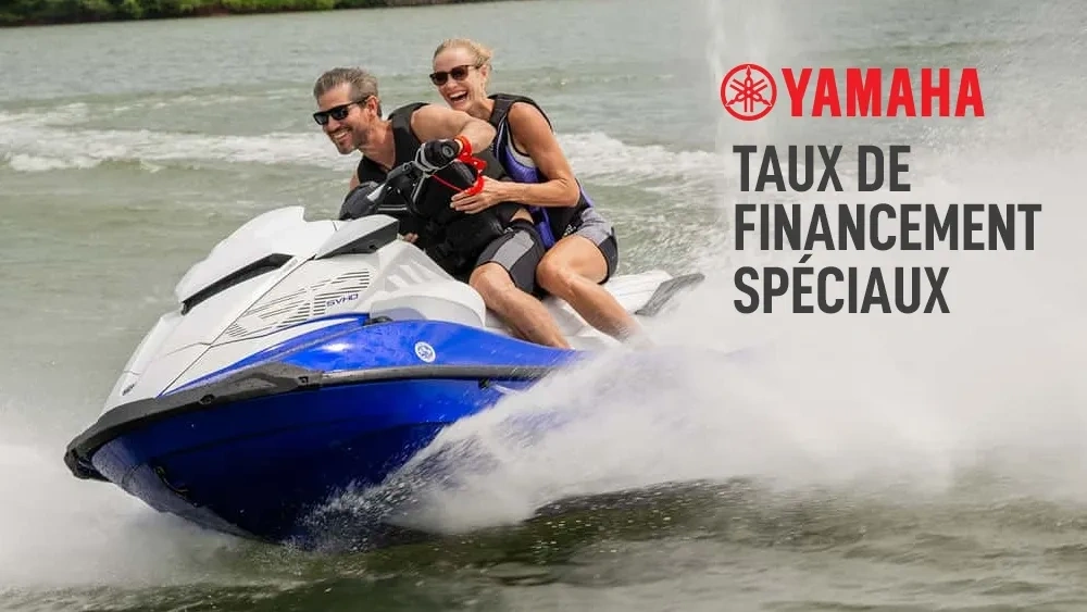 Taux de financement spéciaux sur les WaveRunner Yamaha neuves alt
