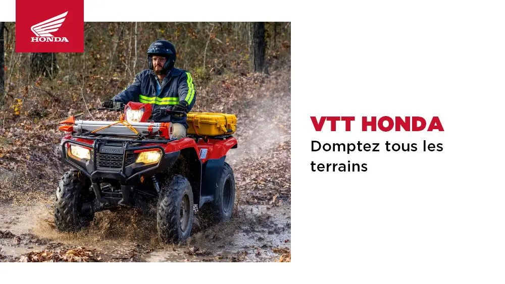 VTT Honda – Domptez tous les terrains