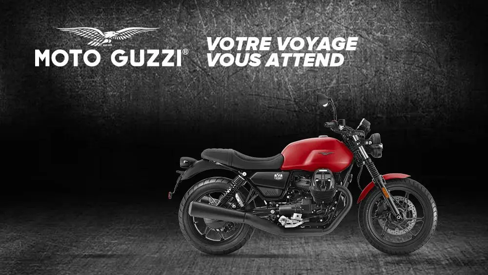 PASSEZ VOS JOURNÉES AVEC UNE NOUVELLE MOTO GUZZI V7 ET ÉCONOMISEZ JUSQU'À 500 $ !