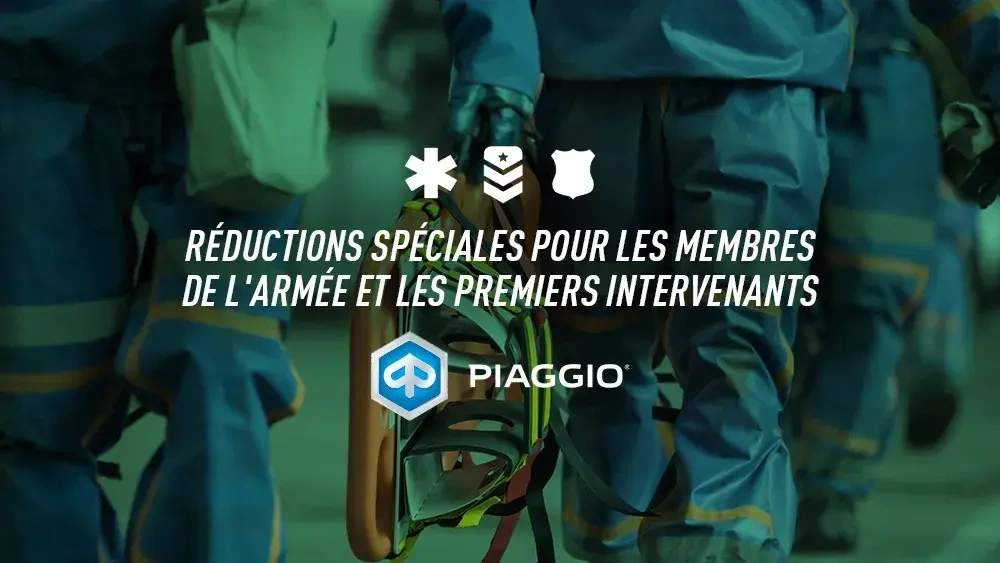 Réductions spéciales pour les membres de l'armée et les premiers intervenants alt