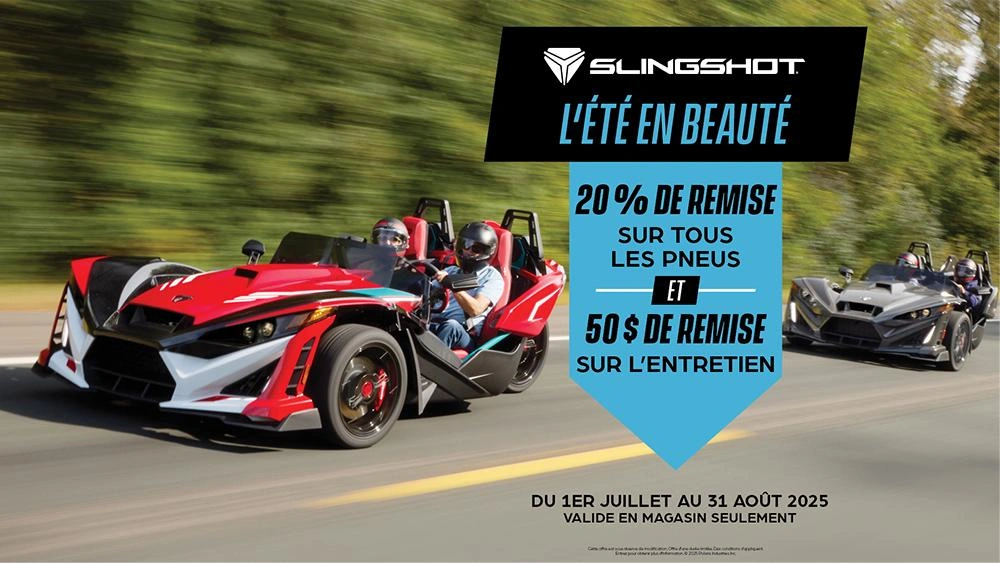Été spectaculaire offre pneus - Slingshot alt