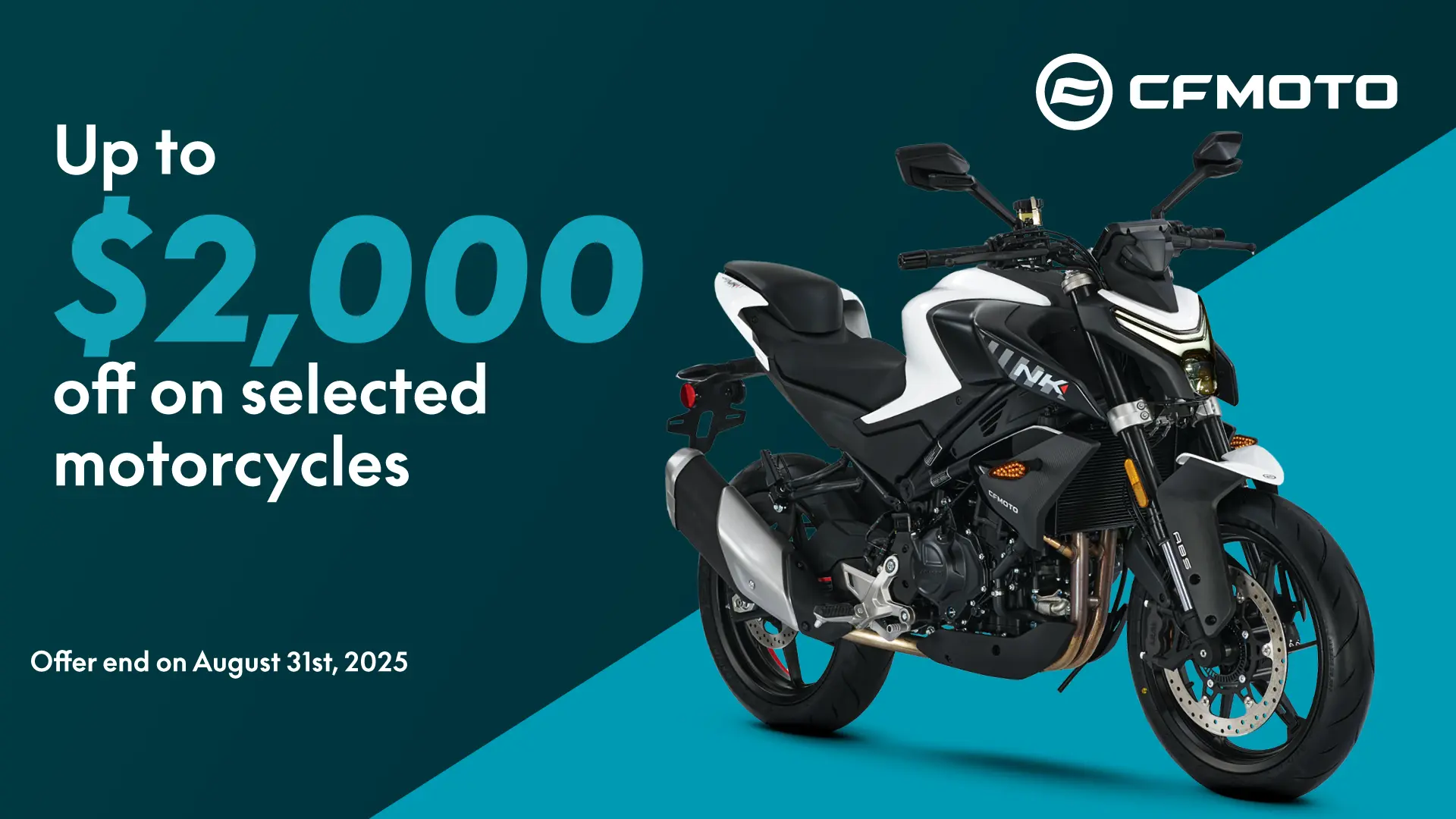 CFMOTO - Save up to $2,000 off on 2023 & 2024 motorcycles