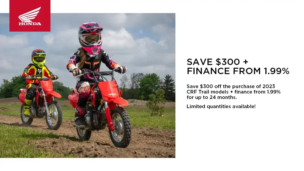 Honda – 2023 CRF Trail – 2025 Offer