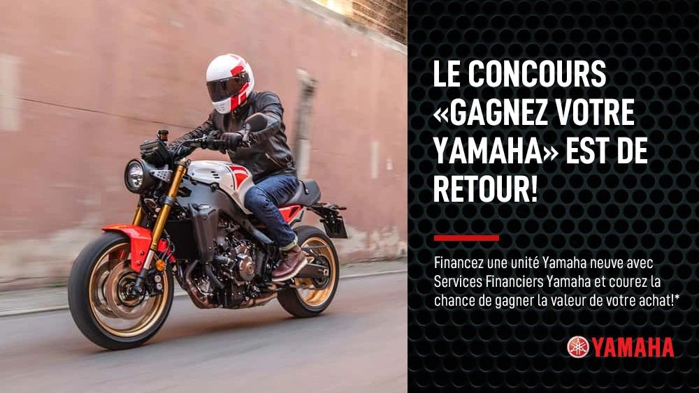 LE CONCOURS «GAGNEZ VOTRE YAMAHA» EST DE RETOUR! alt